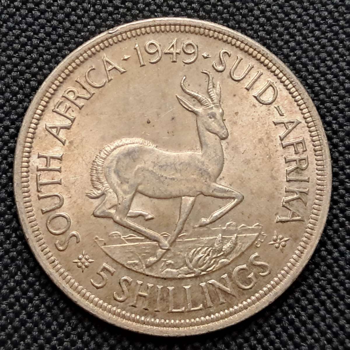 1949 SAU 5 SHILLING