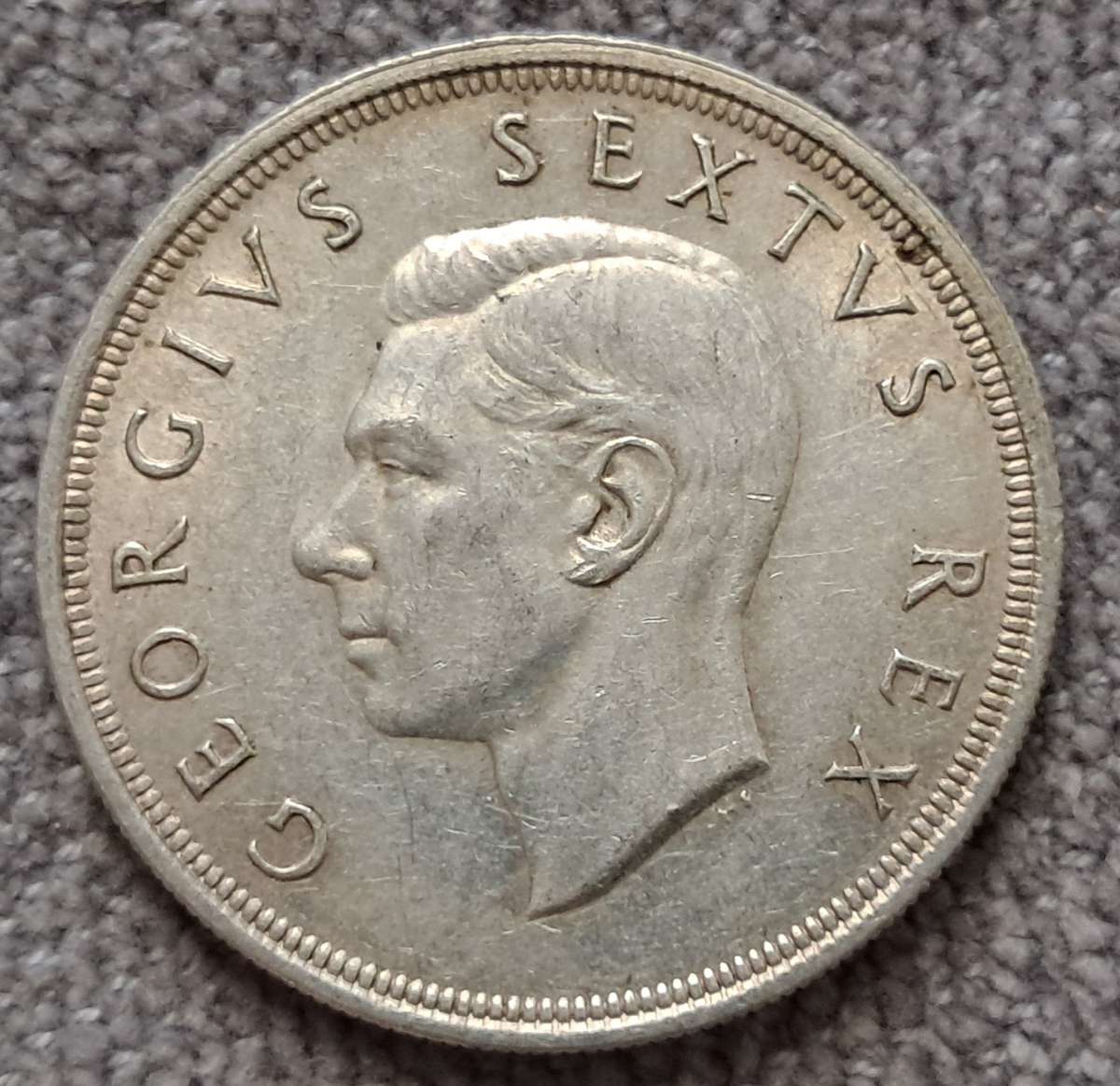 1950 UNION OF SOUTH AFRICA 5 SHILLING