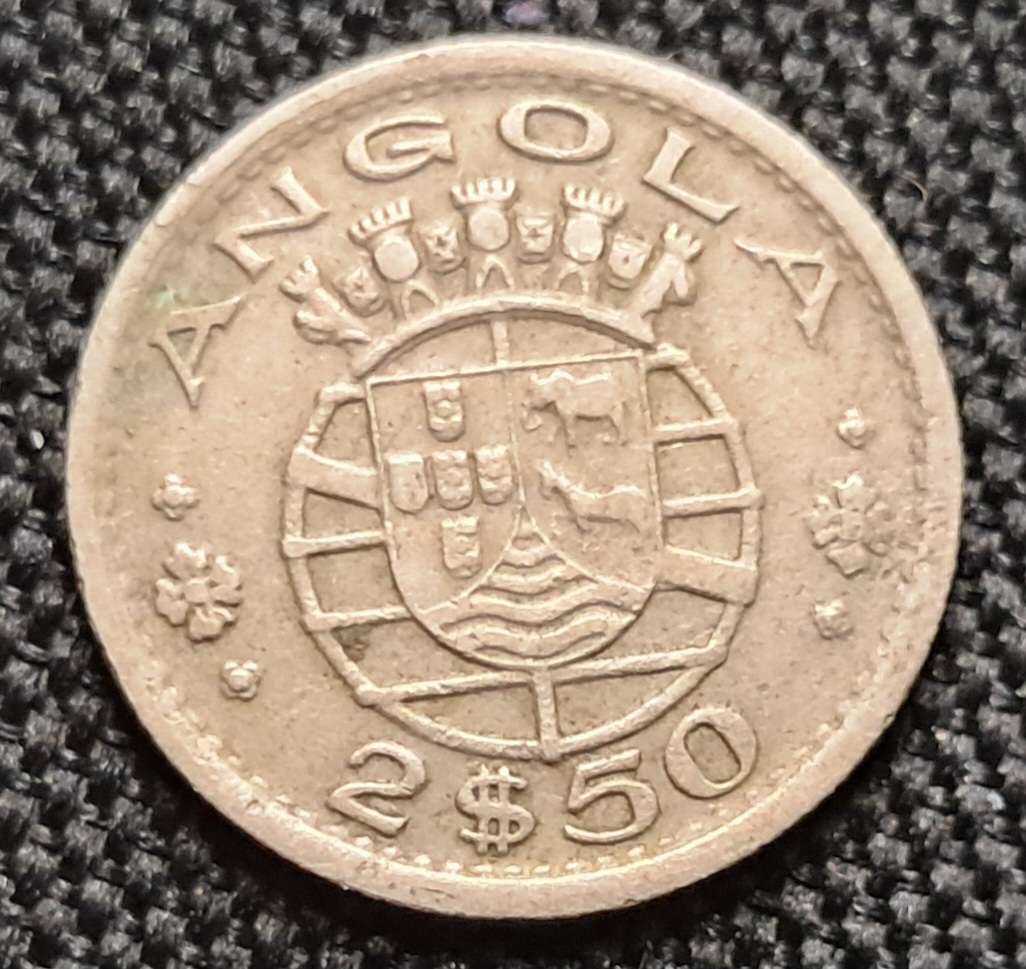 1953 ANGOLA 2$50 ESCUDO