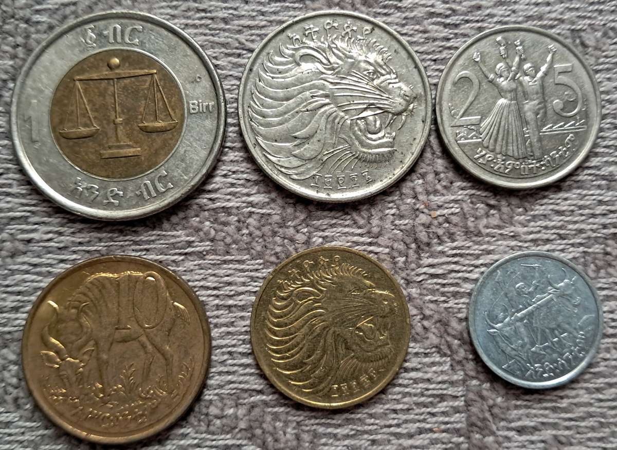 6 X ETHIOPIA TYPE SET