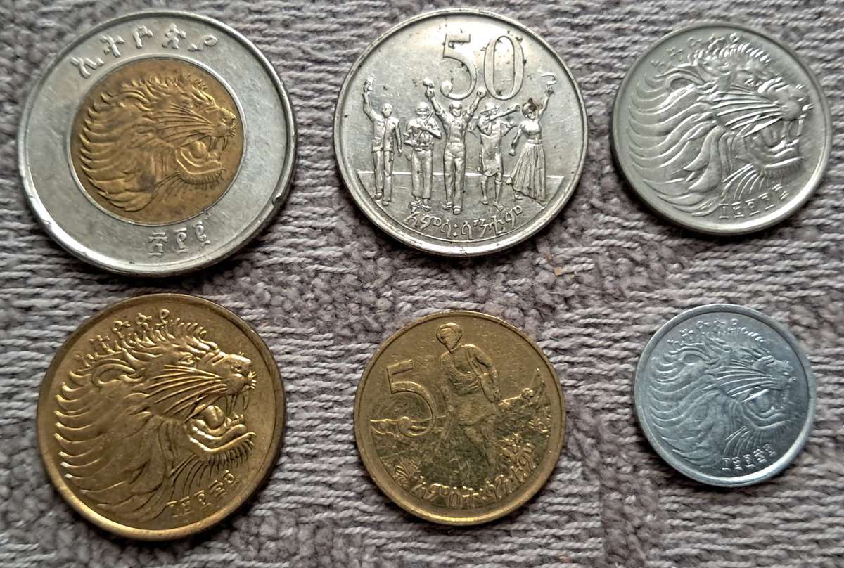 6 X ETHIOPIA TYPE SET