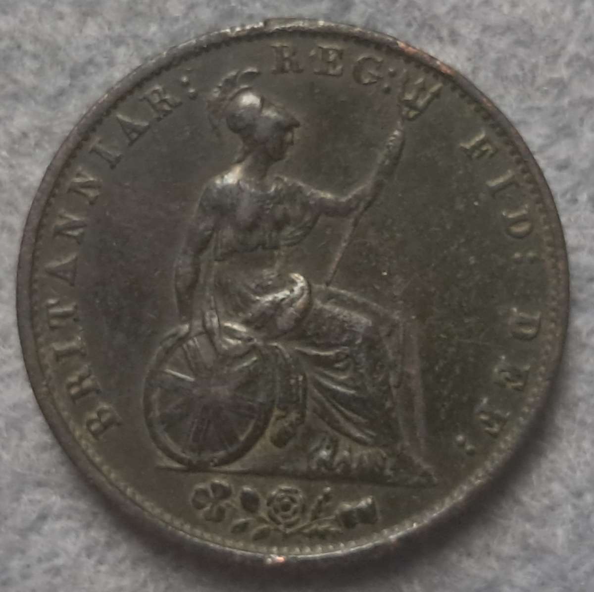 1856 GREATBRITAIN HALF PENNY