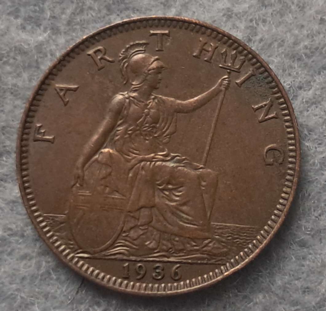 1936 GREAT BRITAIN FARTHING