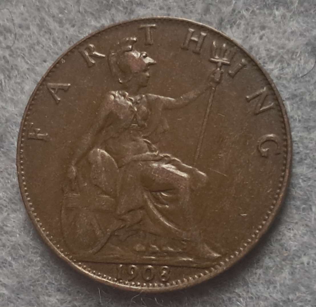 1908 GREAT BRITAIN FARTHING
