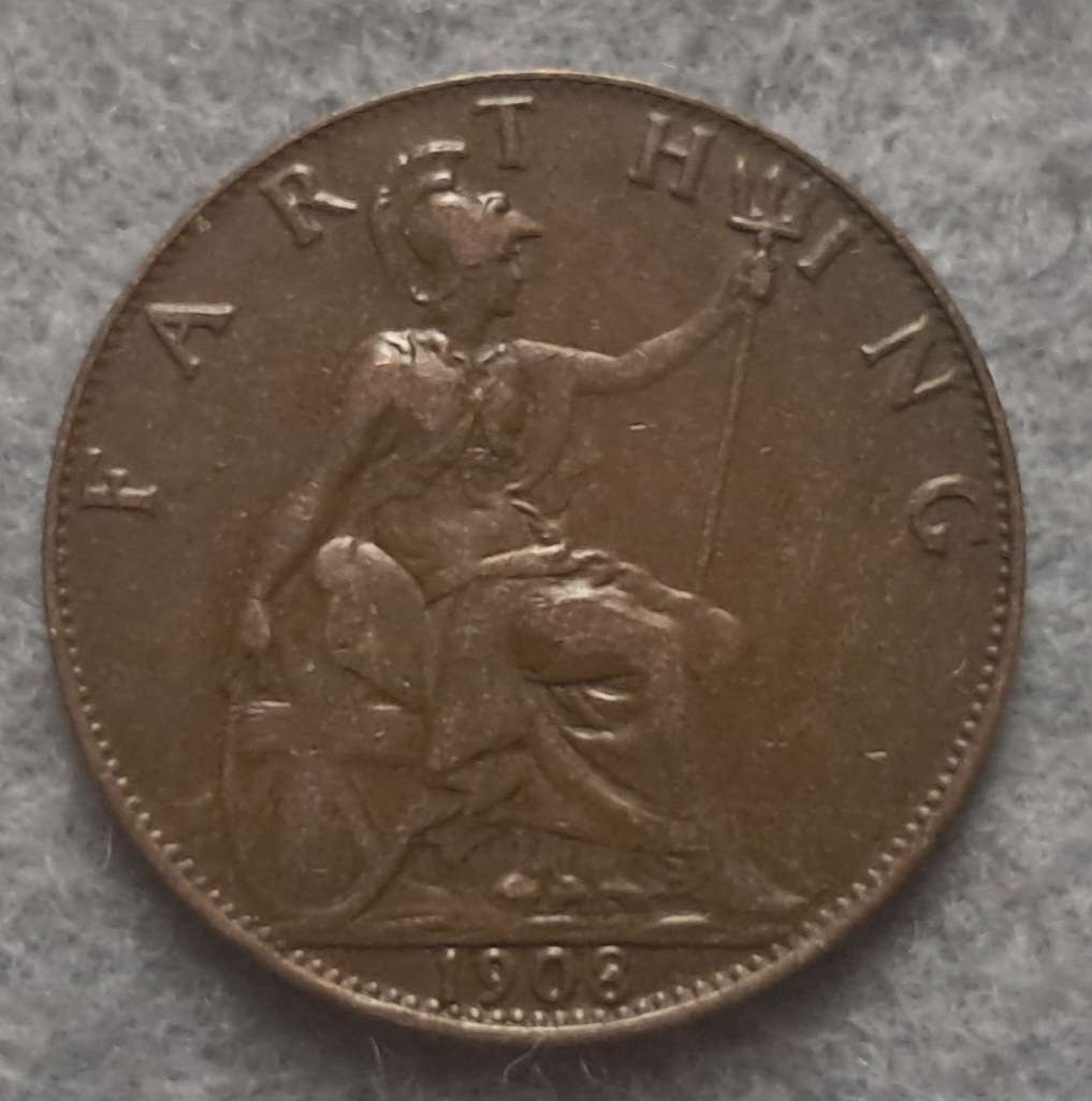 1908 GREAT BRITAIN FARTHING