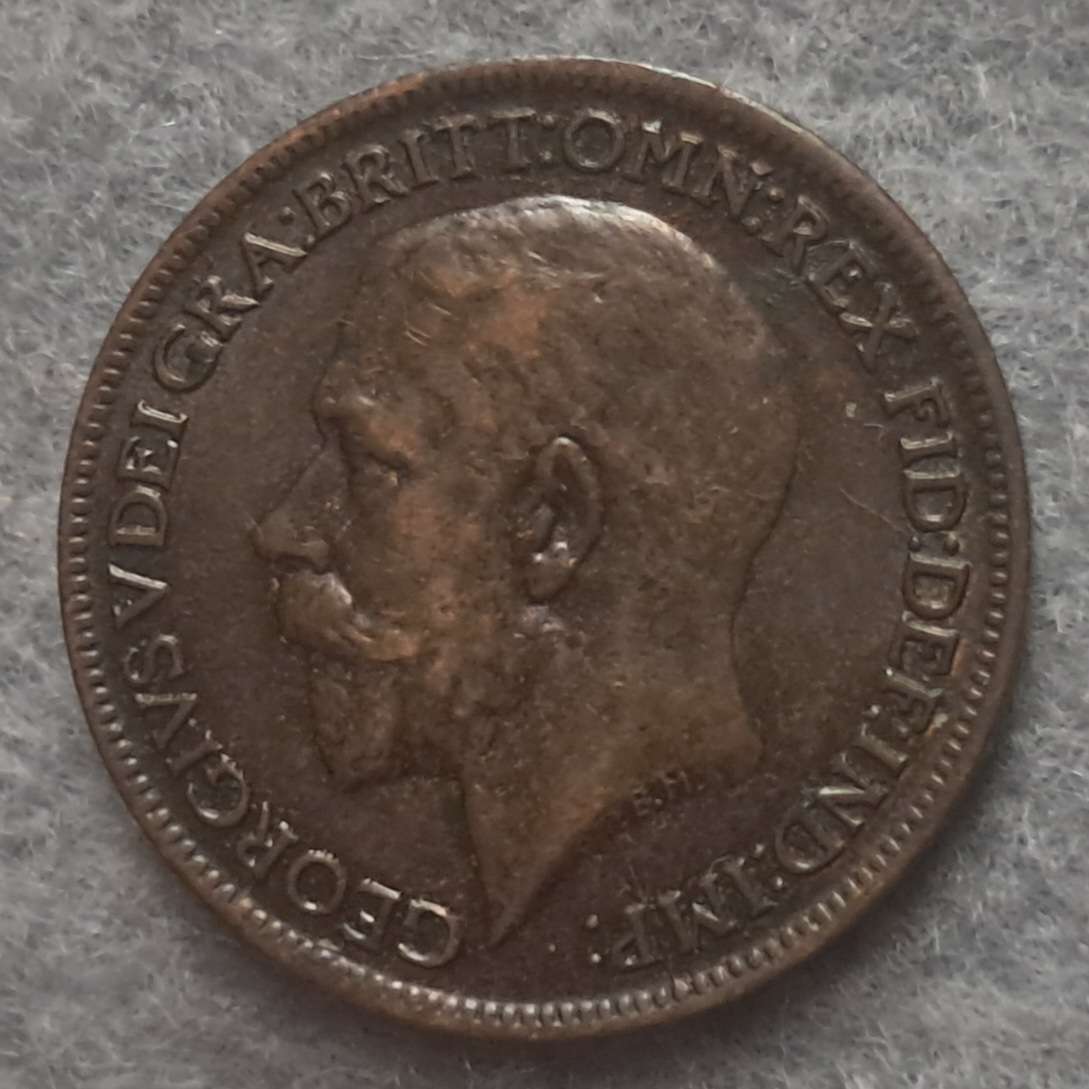 1917 GREAT BRITAIN FARTHING