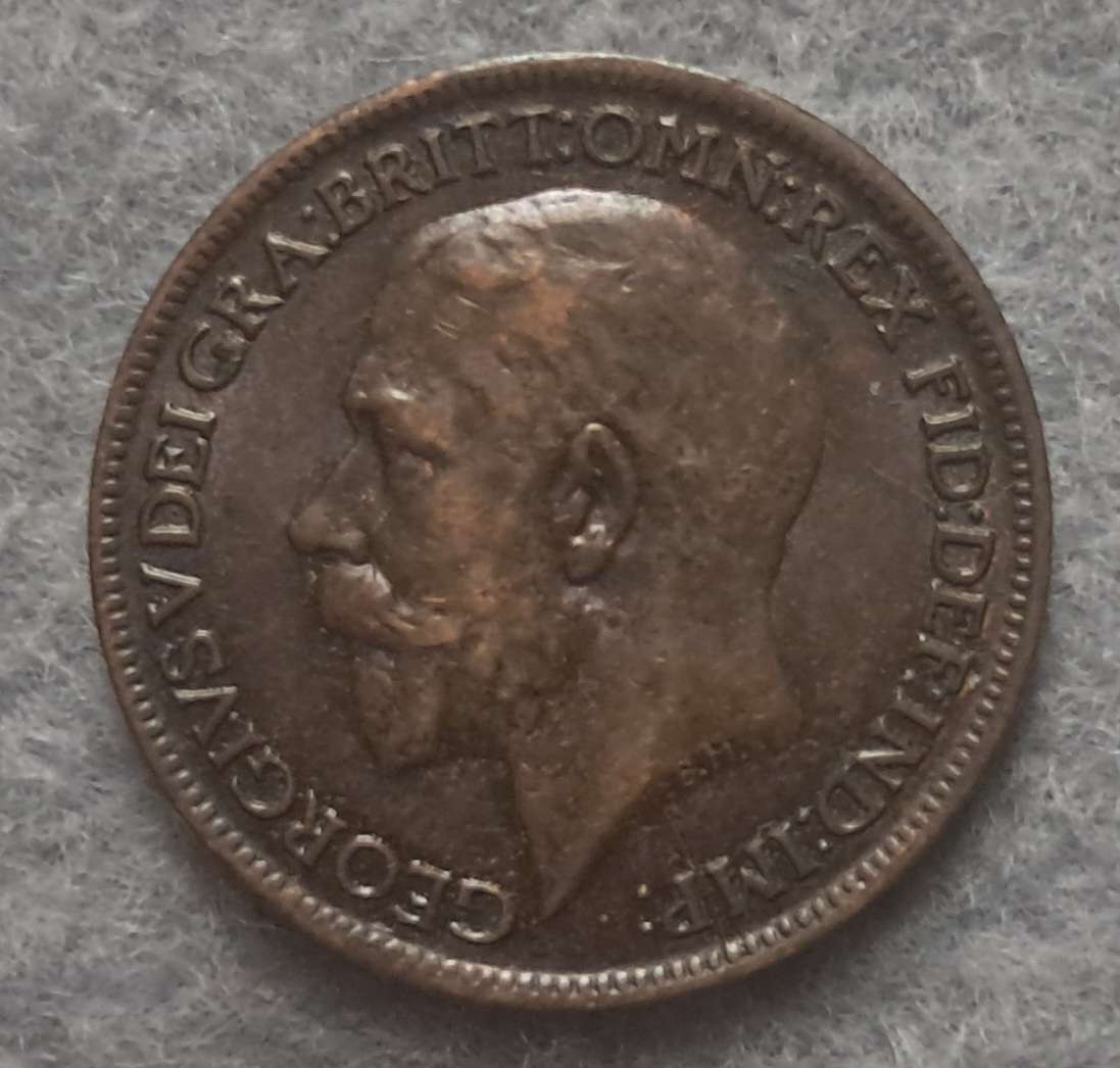 1917 GREAT BRITAIN FARTHING
