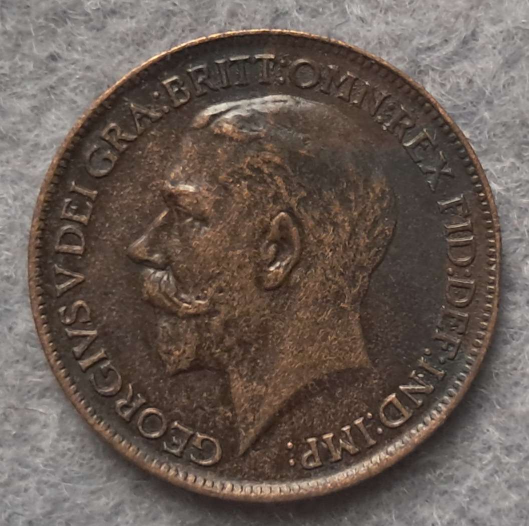 1913 GREAT BRITAIN FARTHING