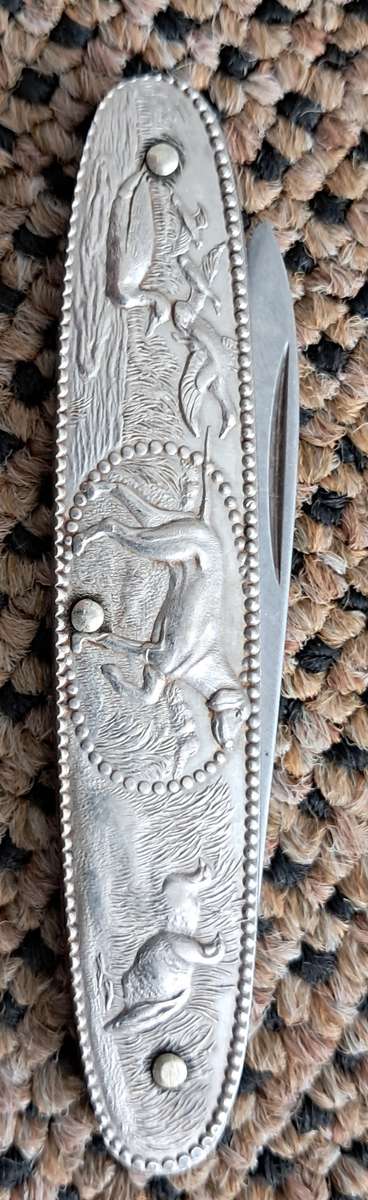 VINTAGE BOKER KNIFE : POINTER DOG HUNTING