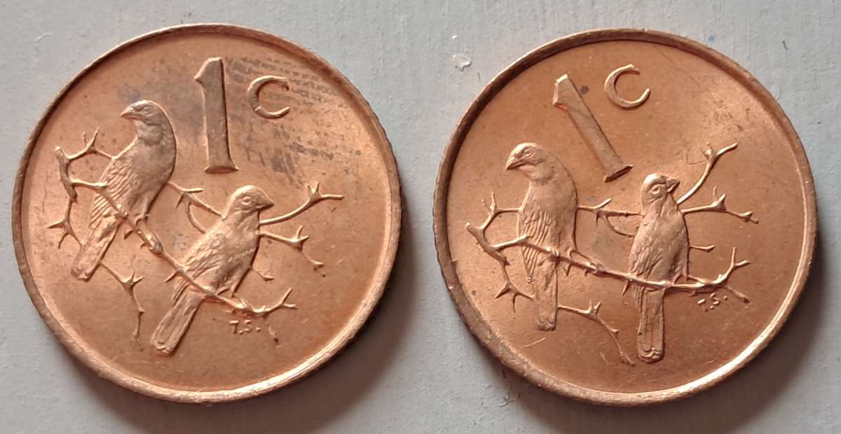 1966 RSA 1 CENT PAIR