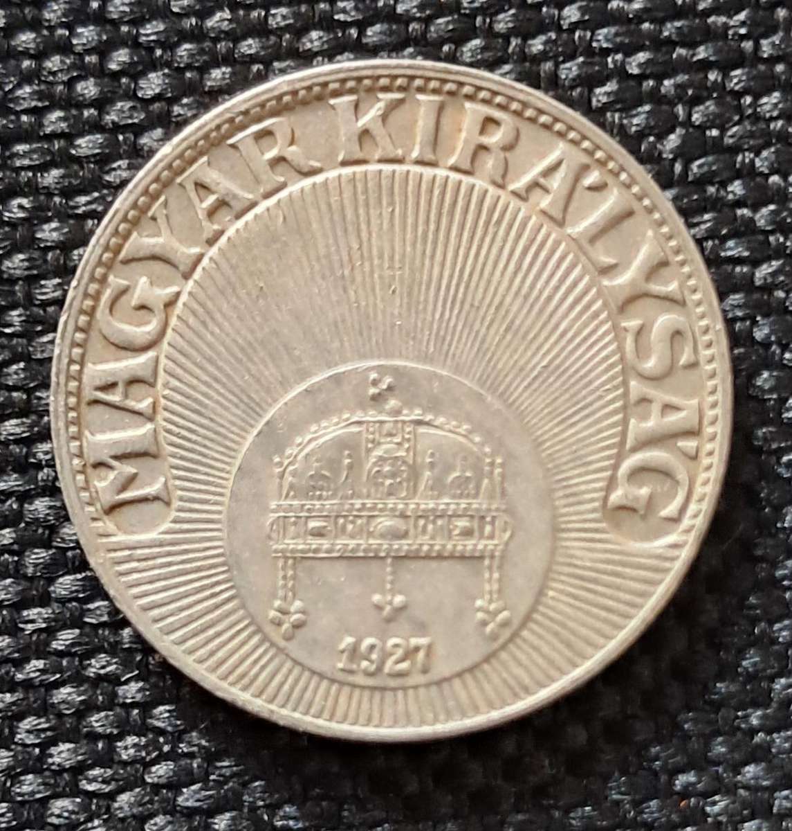 1927 HUNGARY 10 FILLER