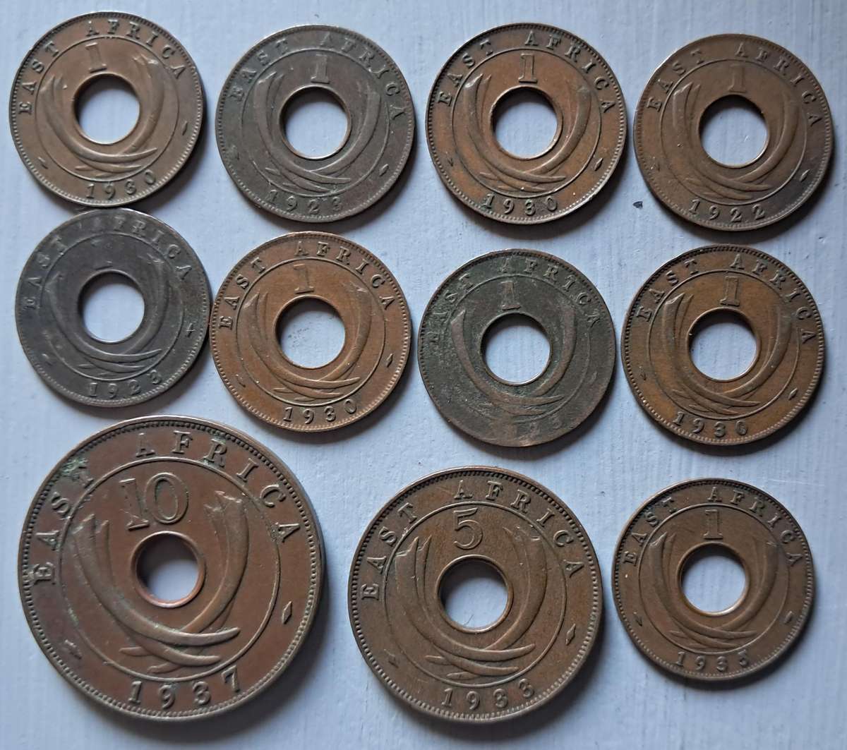 11  X EAST AFRICA COMBO