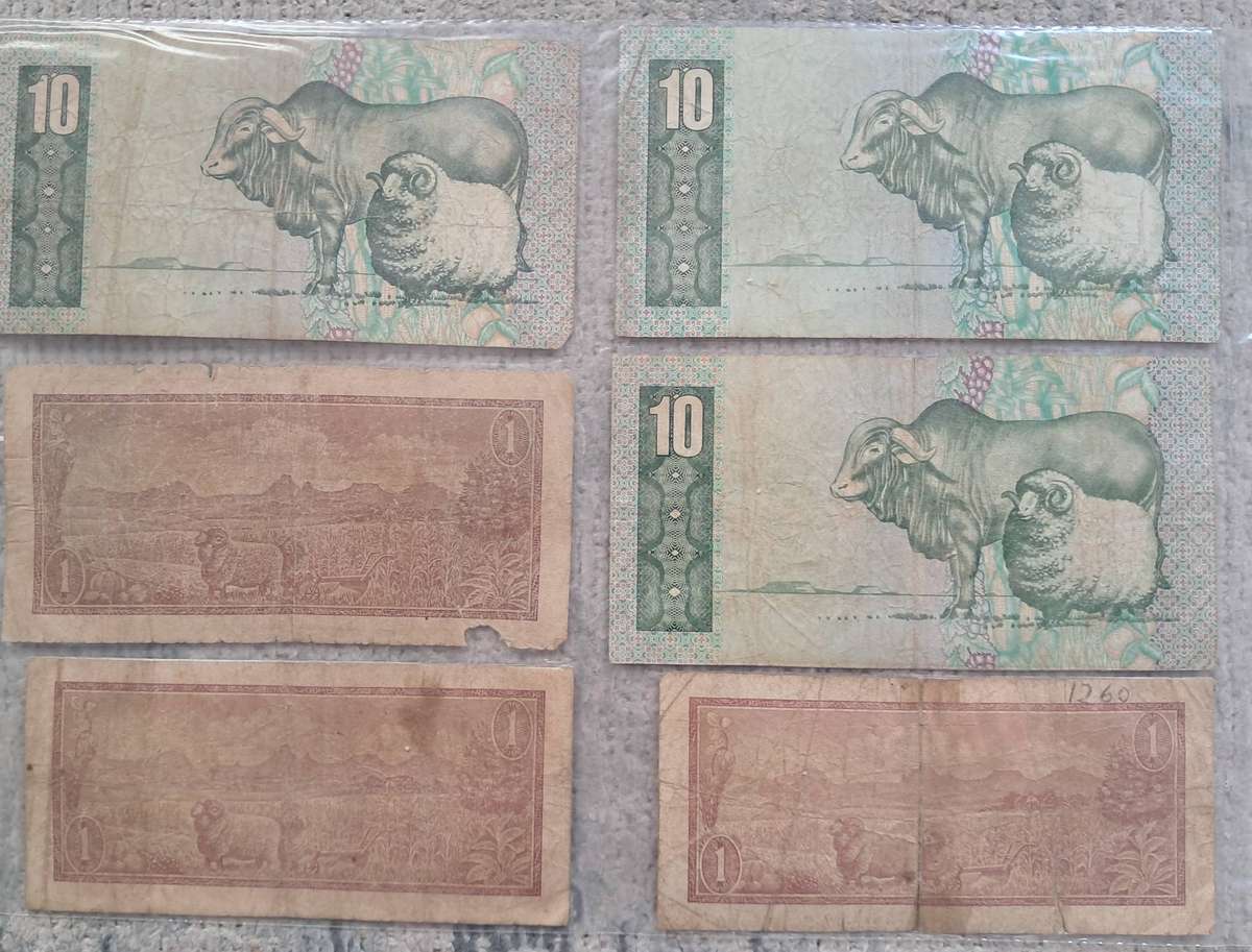 RSA ONE & TEN RAND COMBO