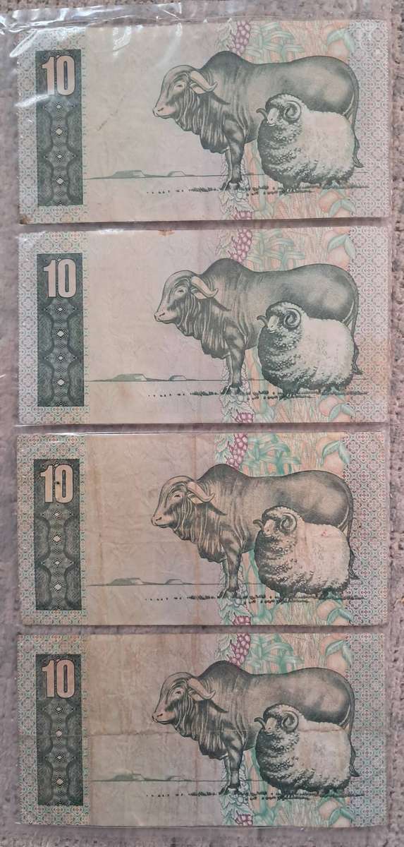 4 X RSA TEN RANDS