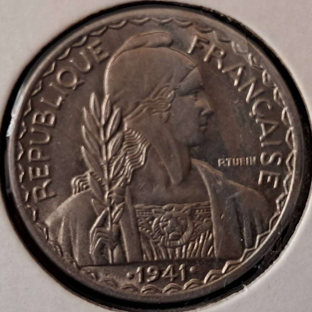 1941 INDO CHINA 20 CENT (S) : UNC