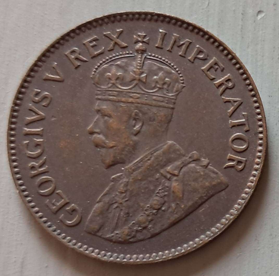 1935 UNION OF SOUTH AFRICA : 1/4 PENNY : ONLY 60786 MINTAGE