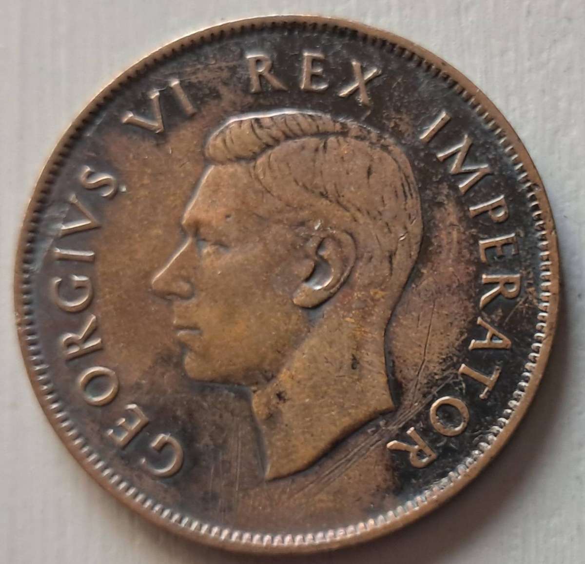 1939 UNION OF S.A 1 PENNY