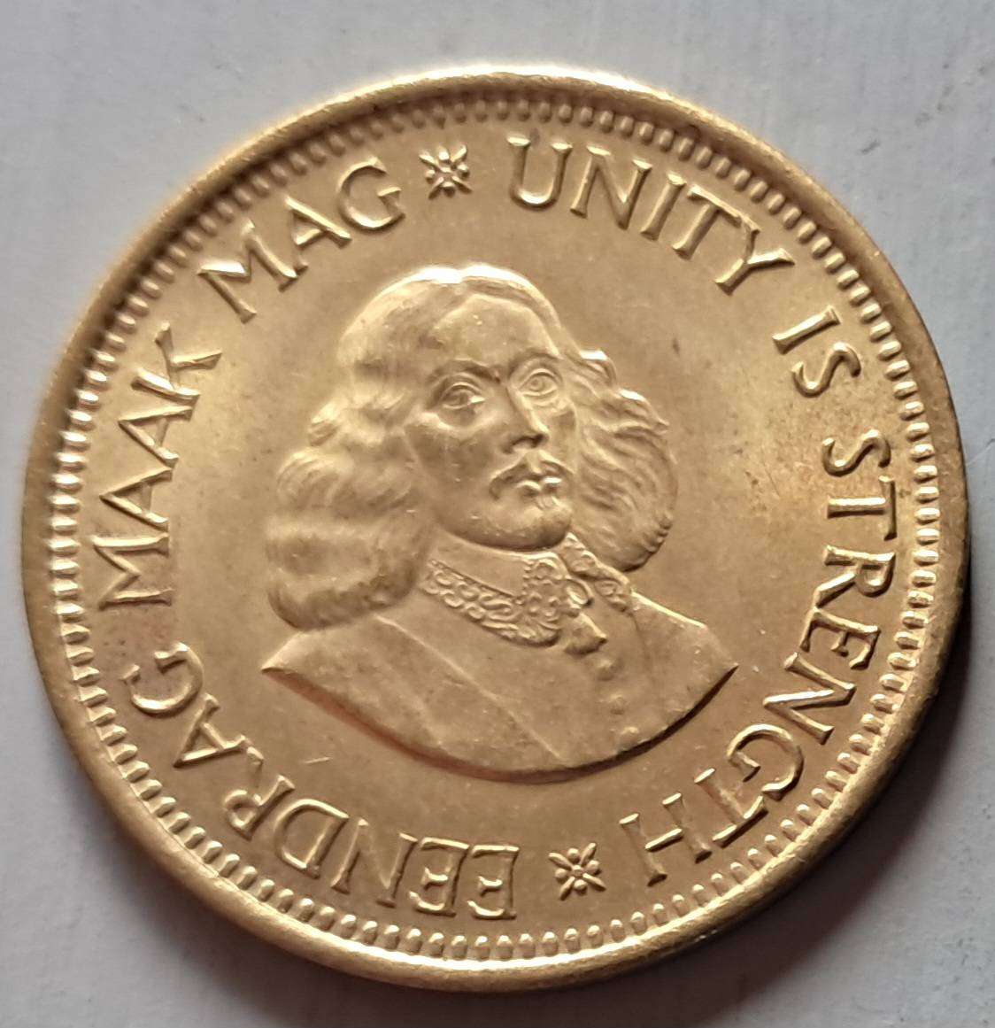 1964 RSA 1/2 CENT : UNC