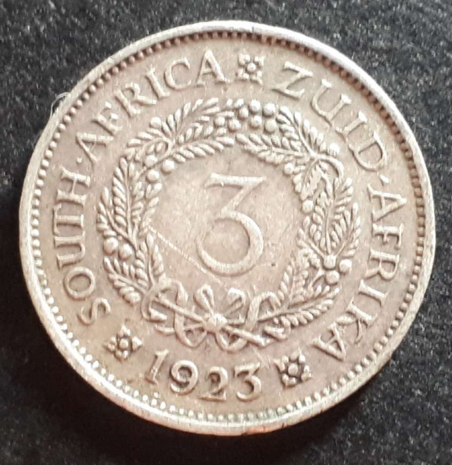 1923 SAU THREEPENCE WREATH