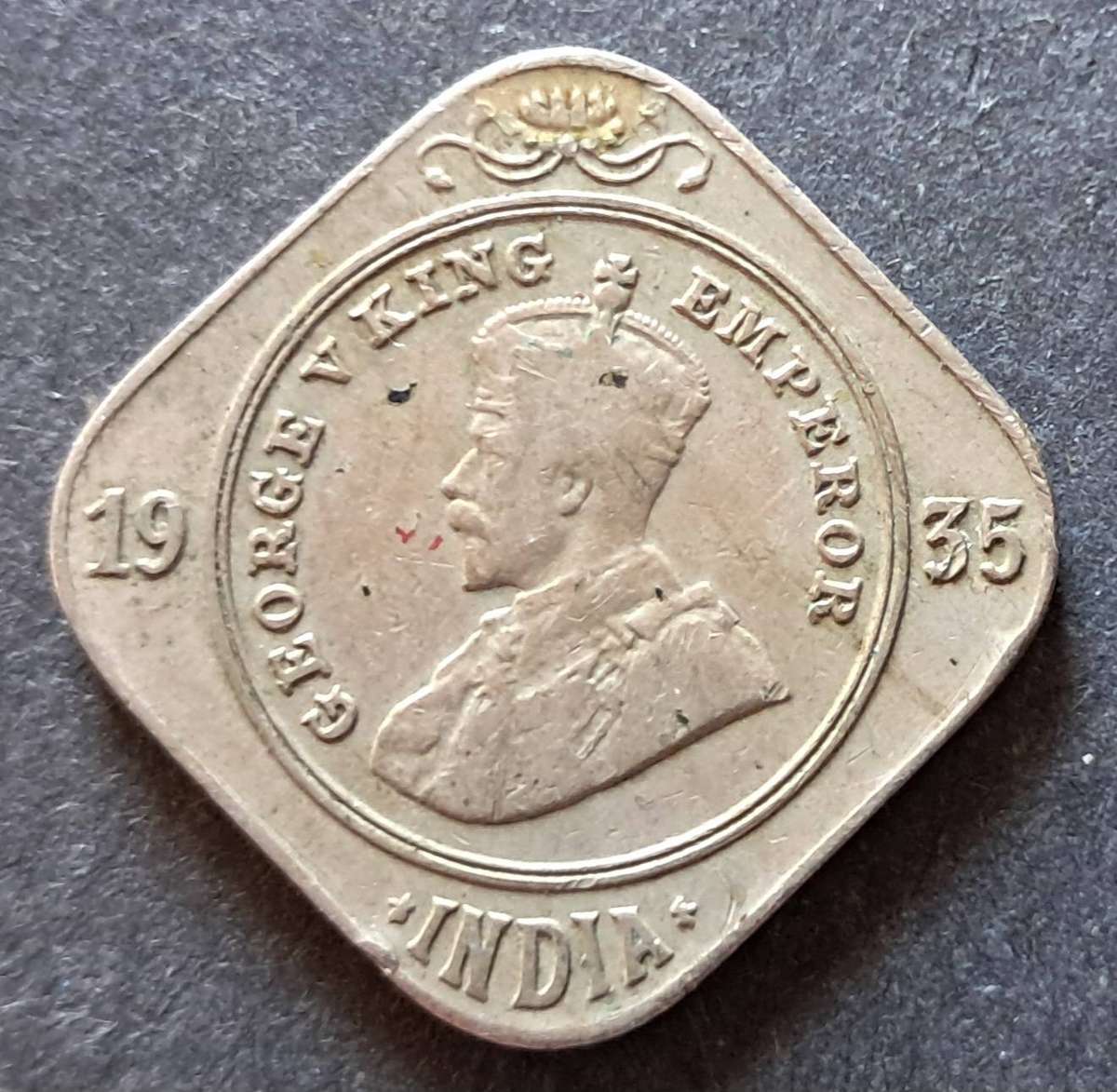 1935 INDIA 2 ANNAS