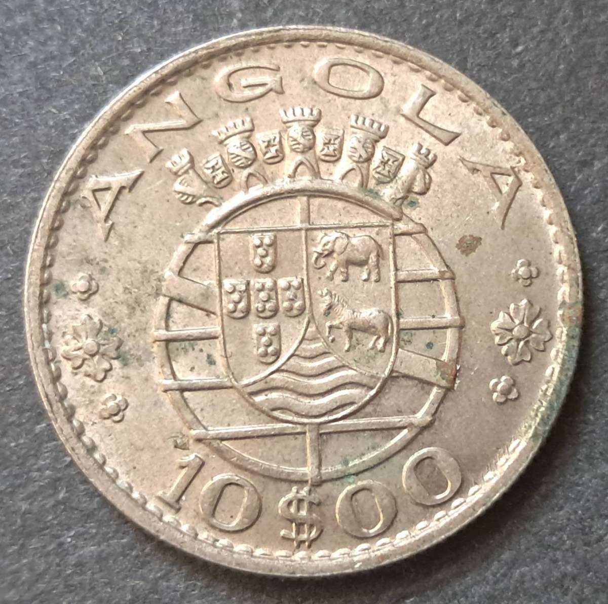 1969 ANGOLA 10 ESCUDO