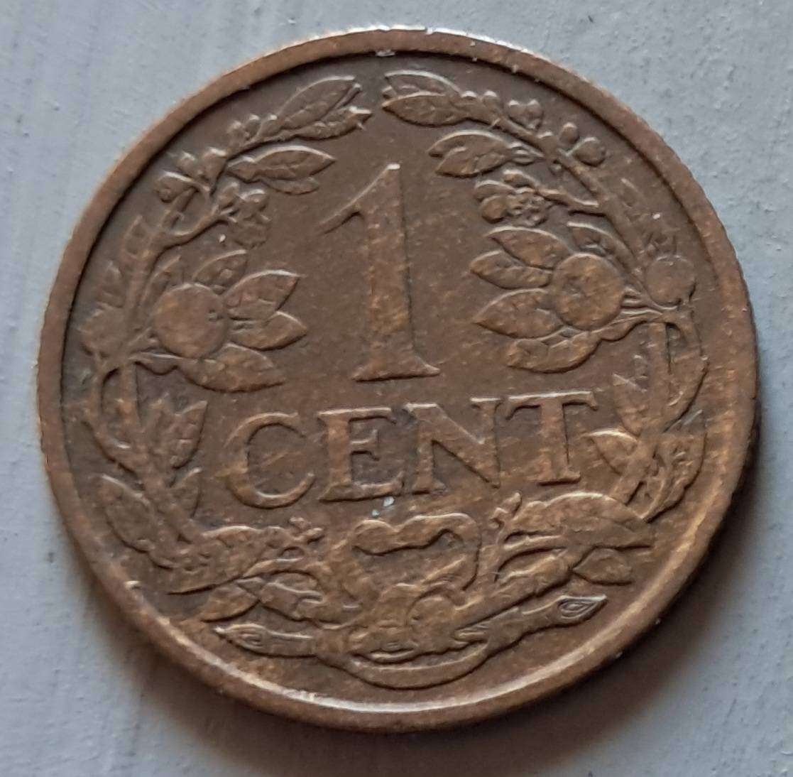 1916 NETHERLANDS 1 CENT