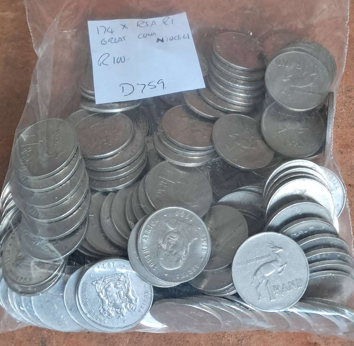 174 X RSA ONE RAND LOT