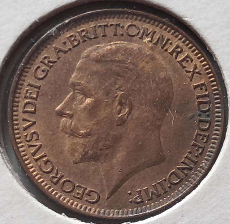 1929 GREAT BRITAIN FARTHING