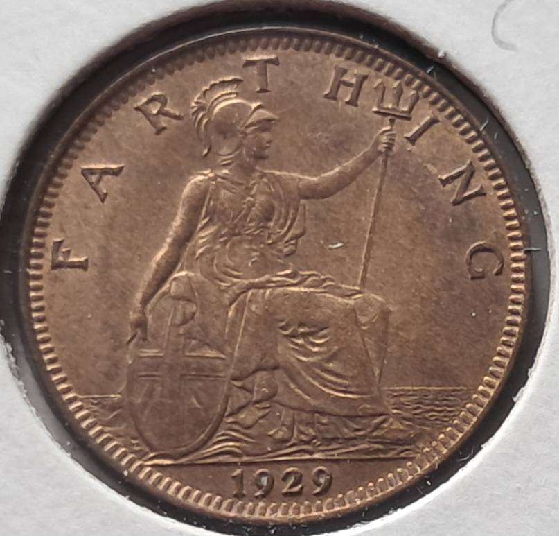 1929 GREAT BRITAIN FARTHING
