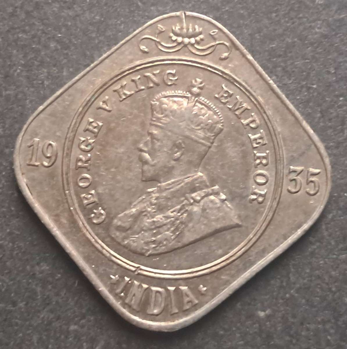 1935 INDIA 2 ANNAS