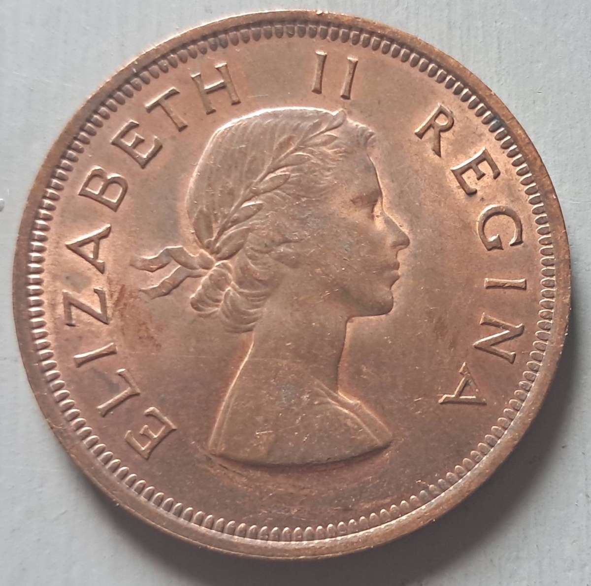 1953 UNION OF S.A 1 PENNY : B/UNC