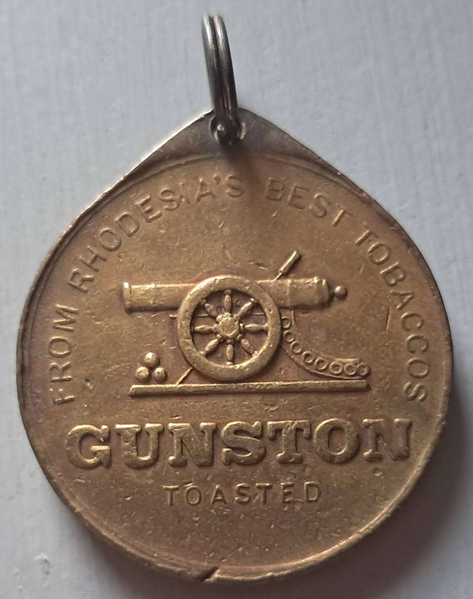 GUNSTON  RHODESIA TABOCCO TOKEN