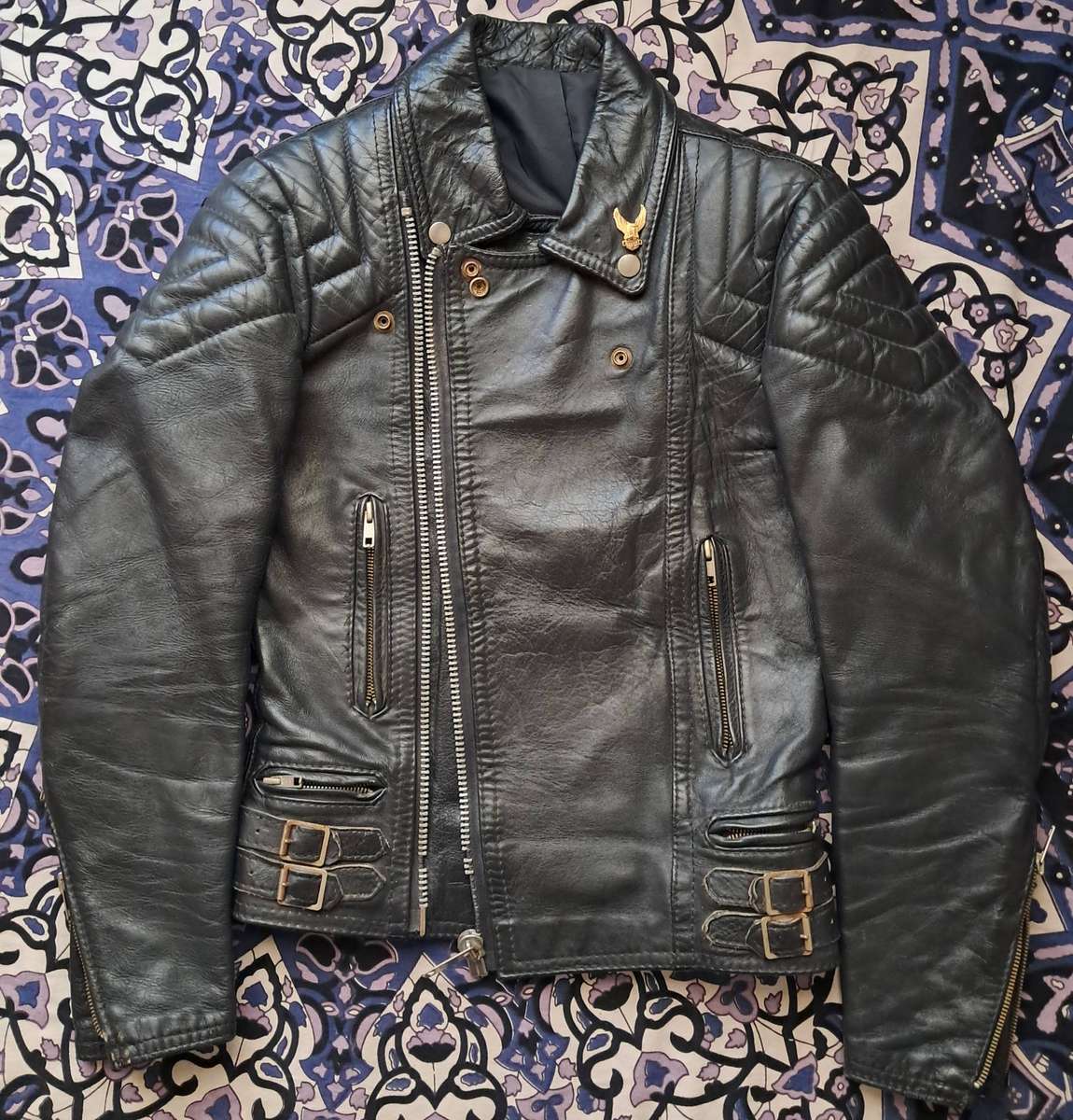 LADIES MOTORCYCLE LEATHER JACKET