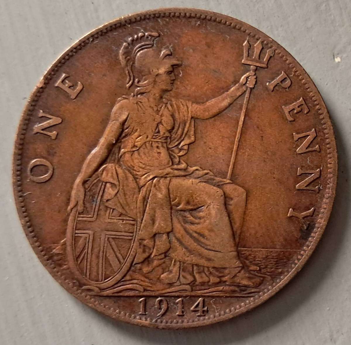 1914 BRITISH ONE PENNY