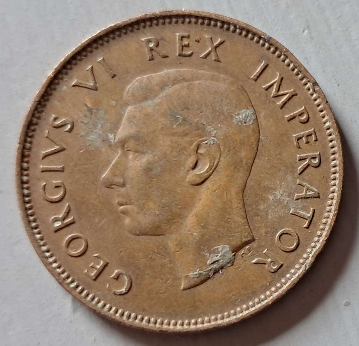 1947 UNION OF SOUTH AFRICA /12 PENNY