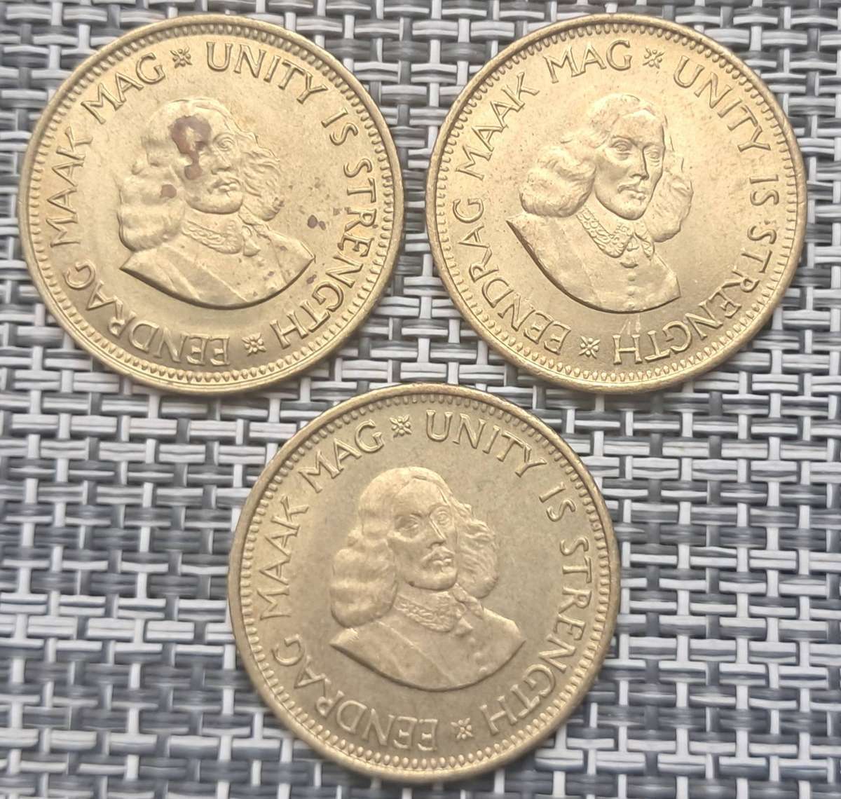 3 X 1964 RSA 1/2 CENTS