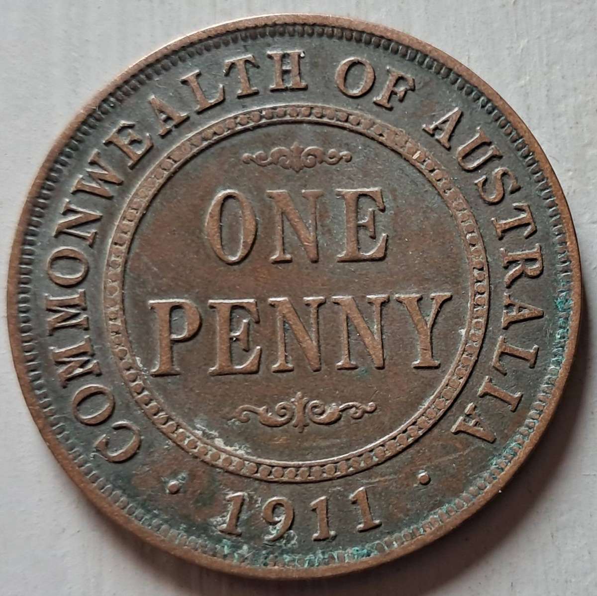 1911 AUSTRALIA ONE PENNY