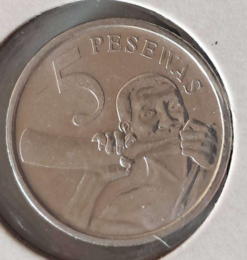 2007 GHANA 5 PESETAS
