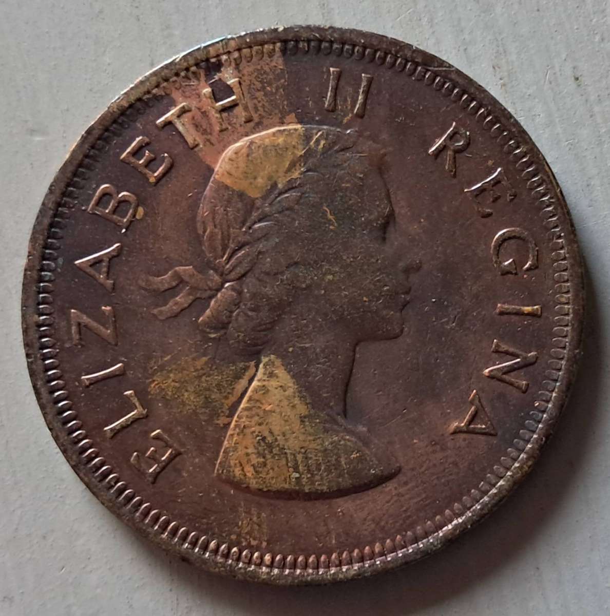 1954 UION OF S.A 1 PENNY