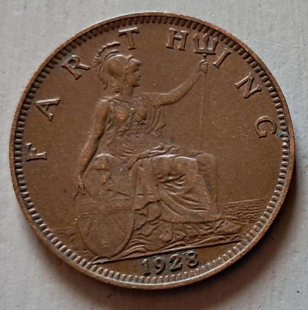 1928  G.BRITAIN FARTHING