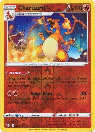 Pokemon Trading Card Game - Charizard [Reverse Holo] #25 Pokemon Vivid Voltage