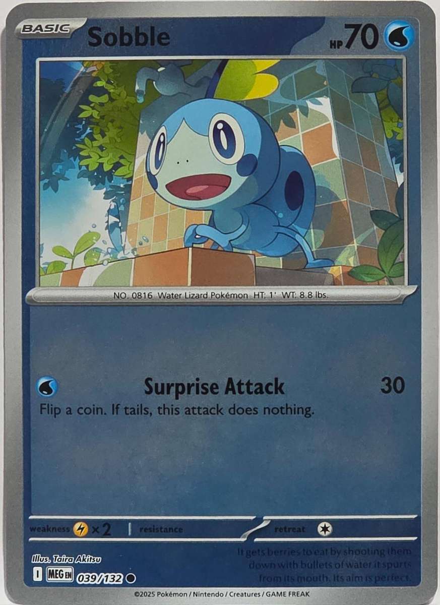 Pokemon Trading Card Game - Sobble [Reverse Holo] #39 Pokemon Mega Evolution