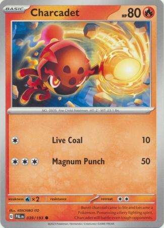 Pokemon Trading Card Game - Charcadet - 039/193 - Common Scarlet & Violet: Paldea Evolved