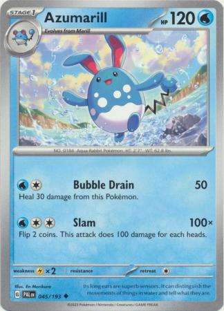 Pokemon Trading Card Game - Azumarill - 045/193 - Uncommon Scarlet & Violet: Paldea Evolved