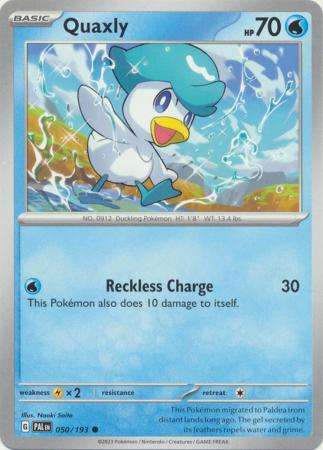 Pokemon Trading Card Game - Quaxly - 050/193 - Common Scarlet & Violet: Paldea Evolve