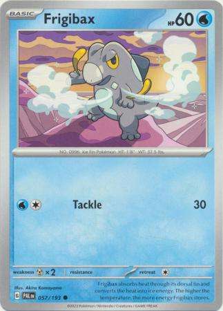 Pokemon Trading Card Game - Frigibax - 057/193 - Common Scarlet & Violet: Paldea Evolved