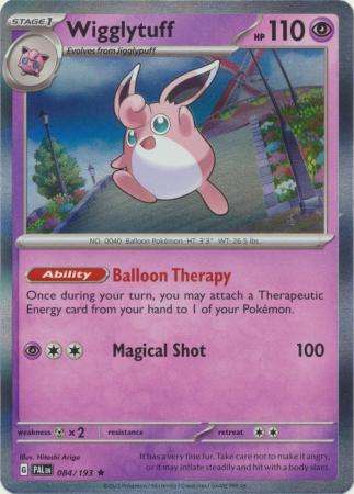 Pokemon Trading Card Game - Wigglytuff - 084/193 - Holo Rare Scarlet & Violet: Paldea Evolved