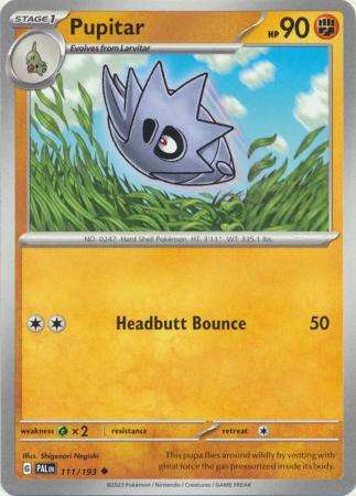 Pokemon Trading Card Game - Pupitar - 111/193 - Uncommon Scarlet & Violet: Paldea Evolved