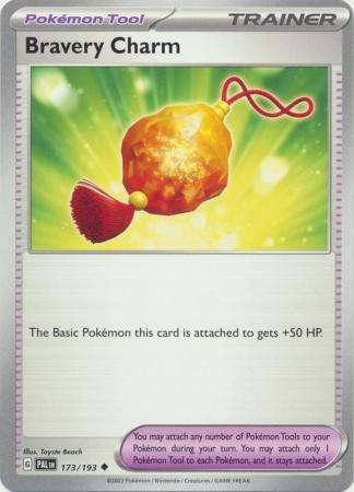 Pokemon Trading Card Game - Bravery Charm - 173/193 - Uncommon Scarlet & Violet: Paldea Evolved