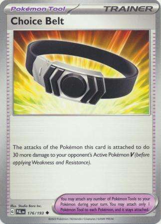 Pokemon Trading Card Game - Choice Belt - 176/193 - Uncommon Scarlet & Violet: Paldea Evolved